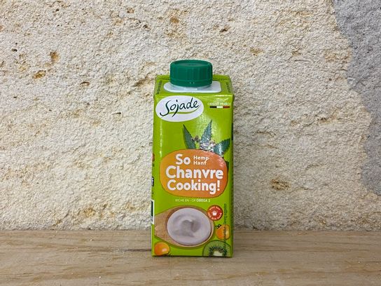 Crème liquide cuisine chanvre Sojade