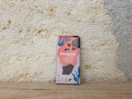 Tablette chocolat, spiruline Sea Good