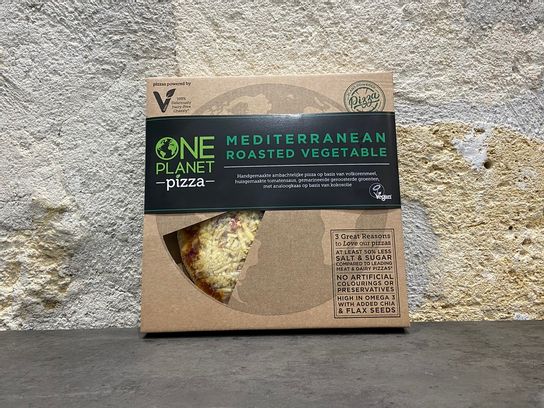 Pizza légumes rôtis à la méditerranéenne One Planet Pizza
