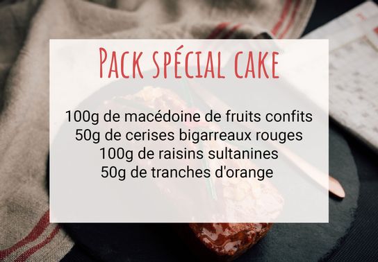 Pack spécial cake