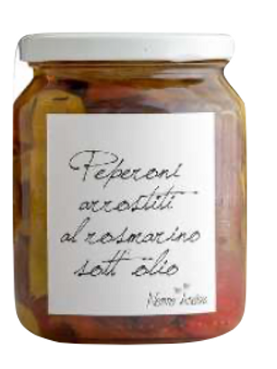 Poivrons grillés romarin, 390g Nonno Andrea