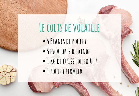 Le colis de volaille