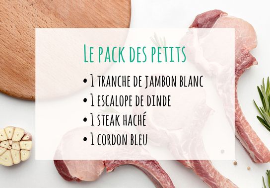 Les packs des petits