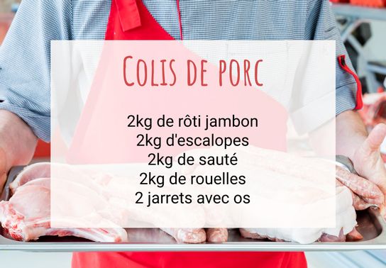 Colis de porc