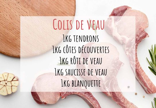 Colis de veau