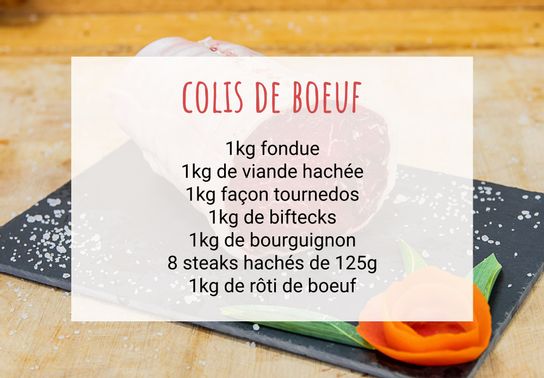Colis de boeuf