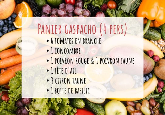 Panier Gaspacho Traditionnel