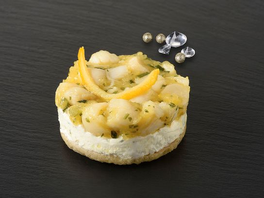Croustade de Saint-Jacques façon Tartare