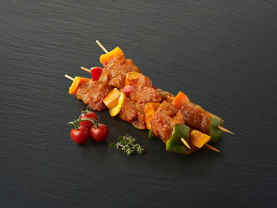 Brochette de dinde marinée dijonnaise