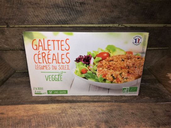 Galettes céréales Légumes du soleil