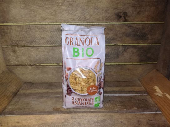 Granola 2 chocolats et amandes BIO