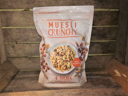 Muesli Crunchy aux 4 noix
