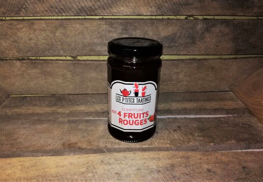 Confiture aux 4 fruits rouges