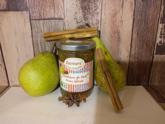 Confiture de Noël poire épicée