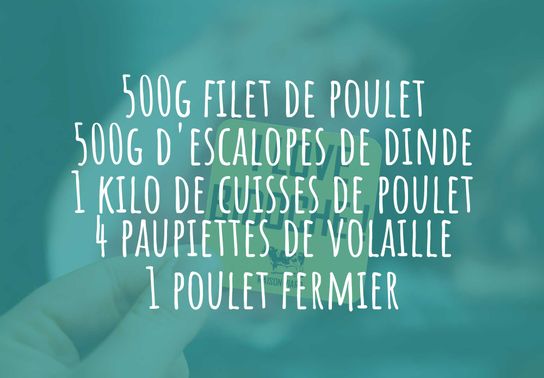 Le colis de volaille