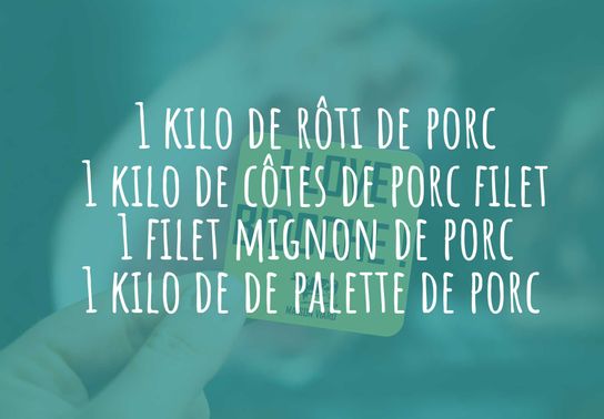 Le colis de porc