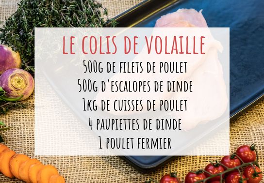 Le colis de volaille