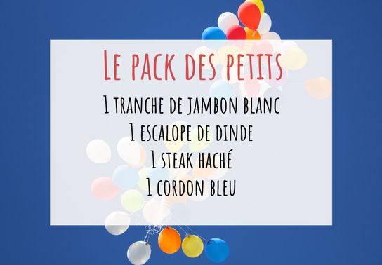 Les packs des petits