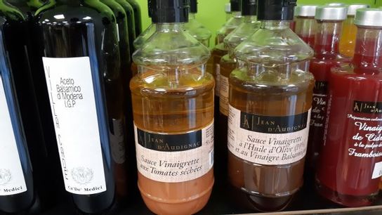 Vinaigrette à l'huile d'olive et vinaigre balsamique
