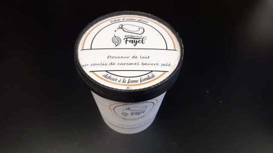 Glace Douceur de Lait Coulis de caramel beurre salé 100g