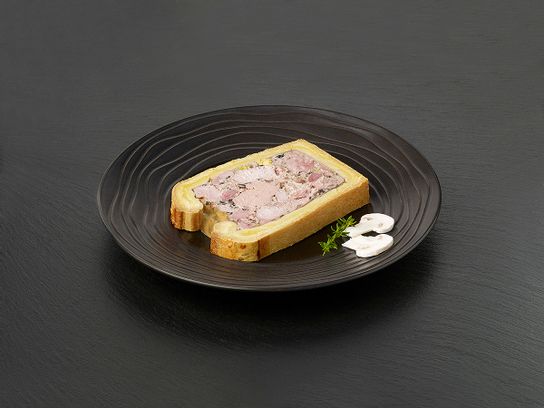Pâté en croûte de canard forestier