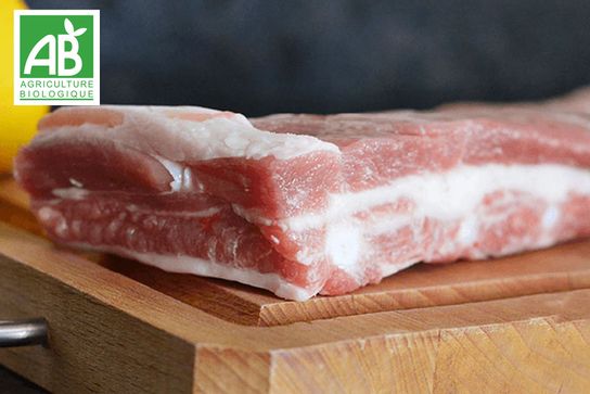 Travers de porc bio