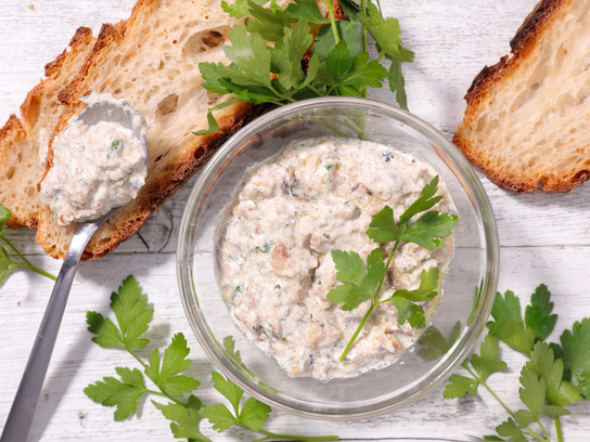 Rillettes de haddock au curry