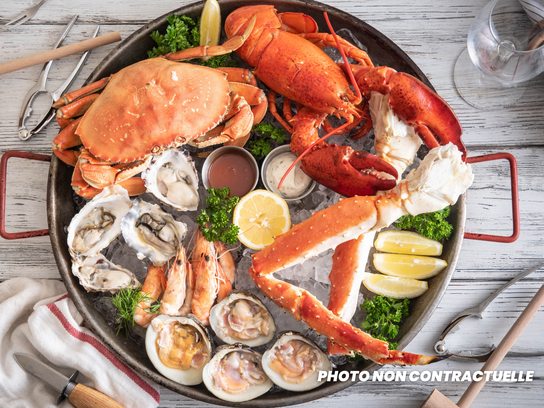 Le Majestueux - Plateau de fruits de mer