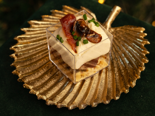 Mini Tiramisù Salé - Tiramisu champignons & Parmigiano