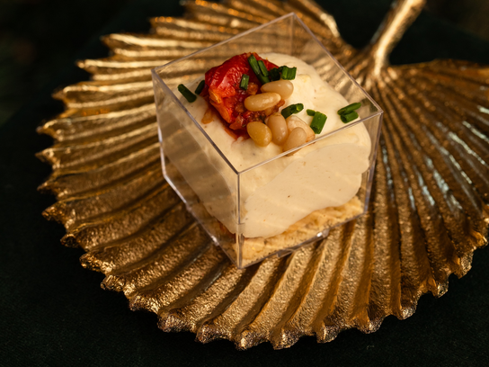 Mini Tiramisù Salé - Tiramisu tomates & Parmigiano