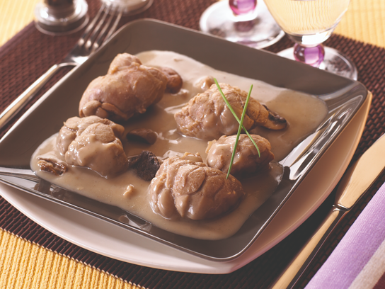 Ris de veau, sauce aux cèpes