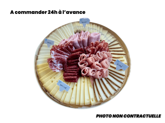 Formule Raclette Gourmande - Charcuterie & Fromage - 4 pers