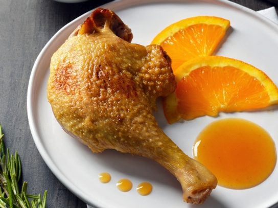 Cuisse de canard à l'orange