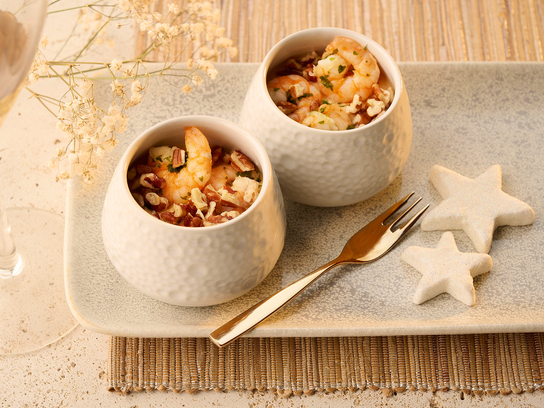 Délice de crevettes au Chablis