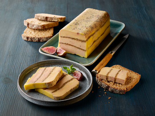 Spécialité de foie gras de canard à la figue