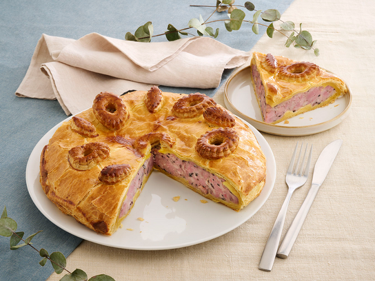 Tourte viande au Riesling