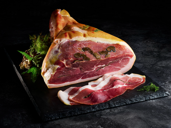 Jambon sec à la truffe d'été - Pio Tosini - Chiffonnade