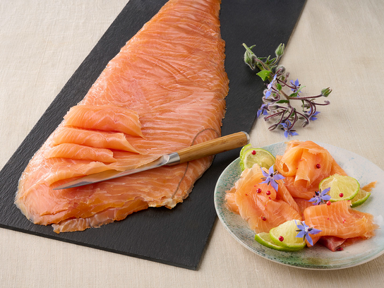 Saumon fumé du cercle Artique