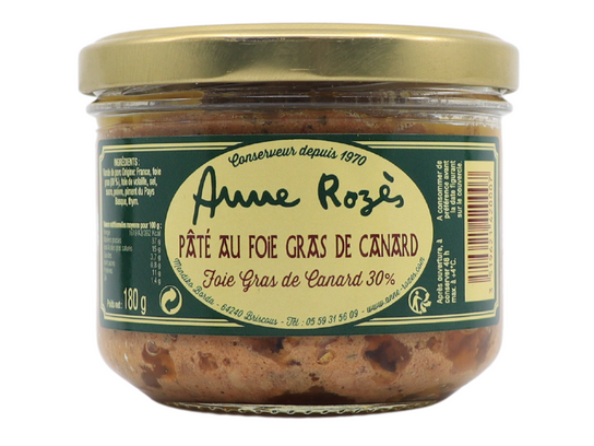 Pâté au foie gras de canard - Anne Rozès