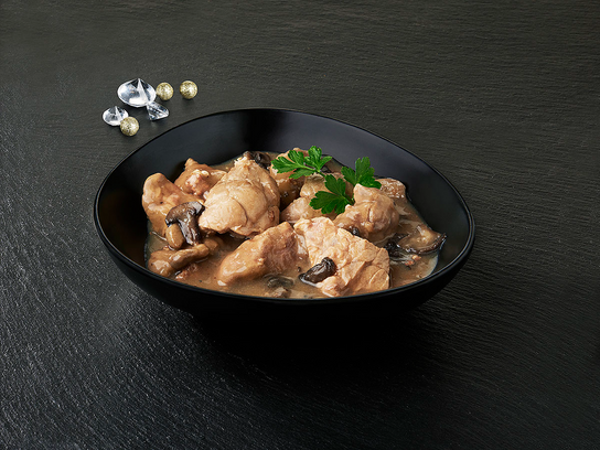 RIs de veau sauce morilles