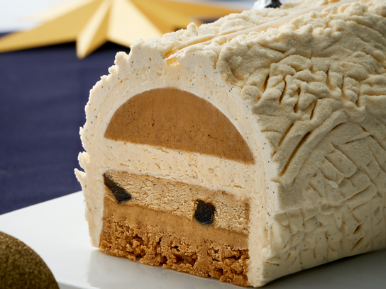 Dessert : Bûche Vanille - Noix