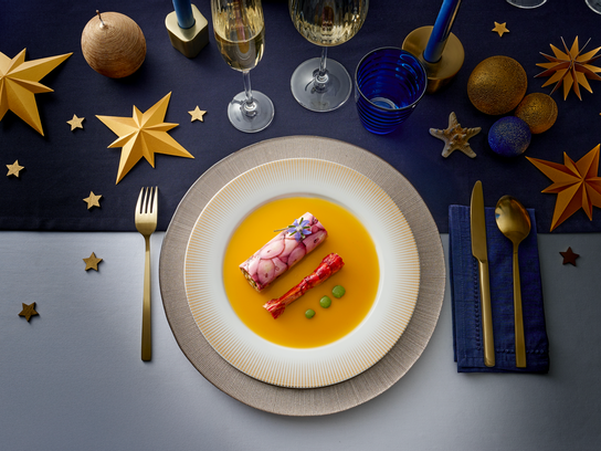 Entrée : Poulpe & gambas