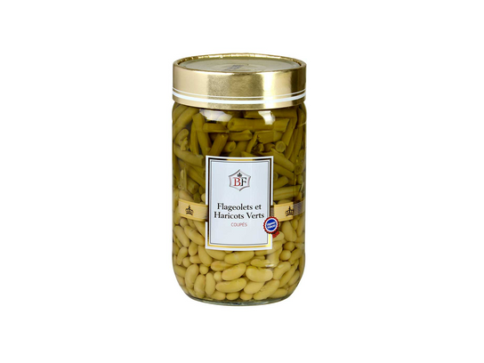 Flageolets et haricots verts coupés 72 cl