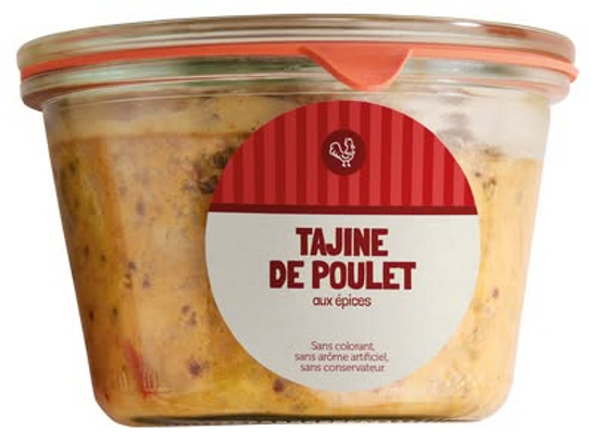 Tajine de poulet aux épices