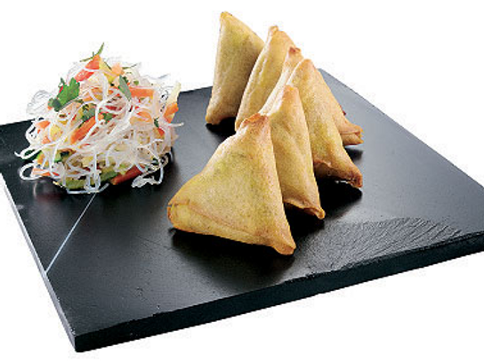 Samossas boeuf curry