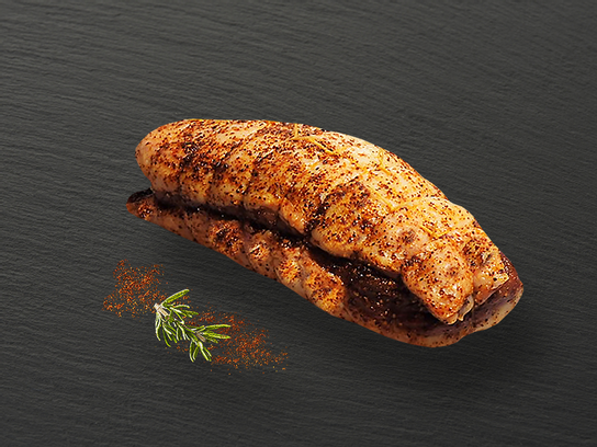 Rôti de magret de canard au piment d'Espelette