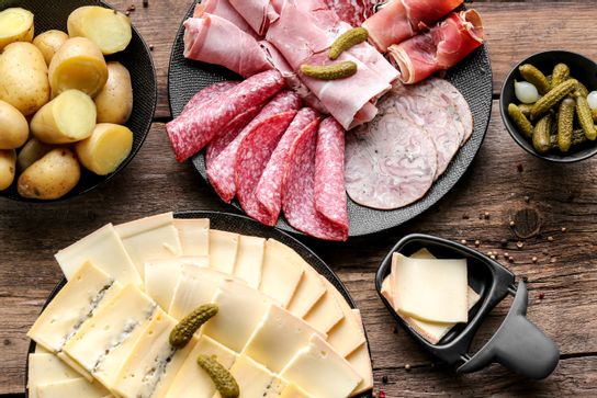 Colis Raclette charcuterie fromage