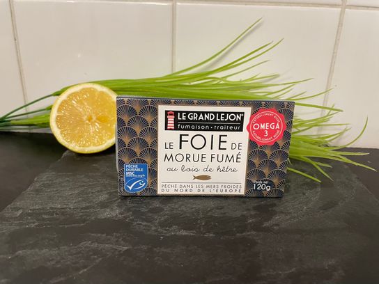 Foie de morue fumé