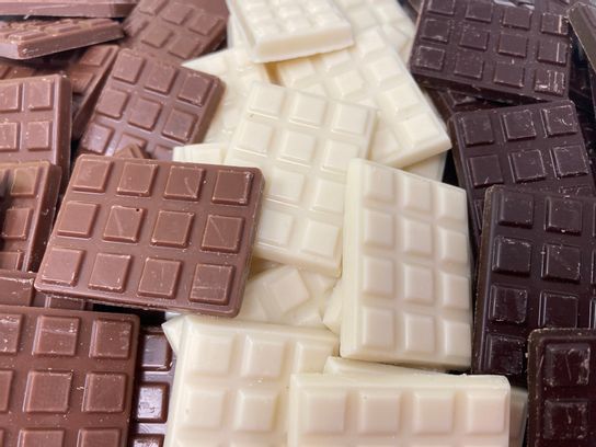 Mini-tablettes - réglette de chocolats