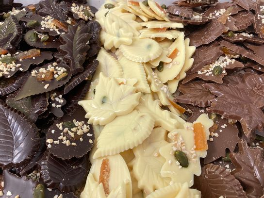 Feuille aux fruits secs